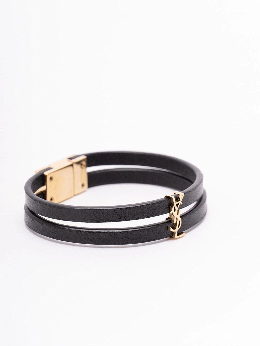 Saint Laurent Paris `Cassandre` Double-Strand Bracelet Size ONE SIZE - 2 Thumbnail