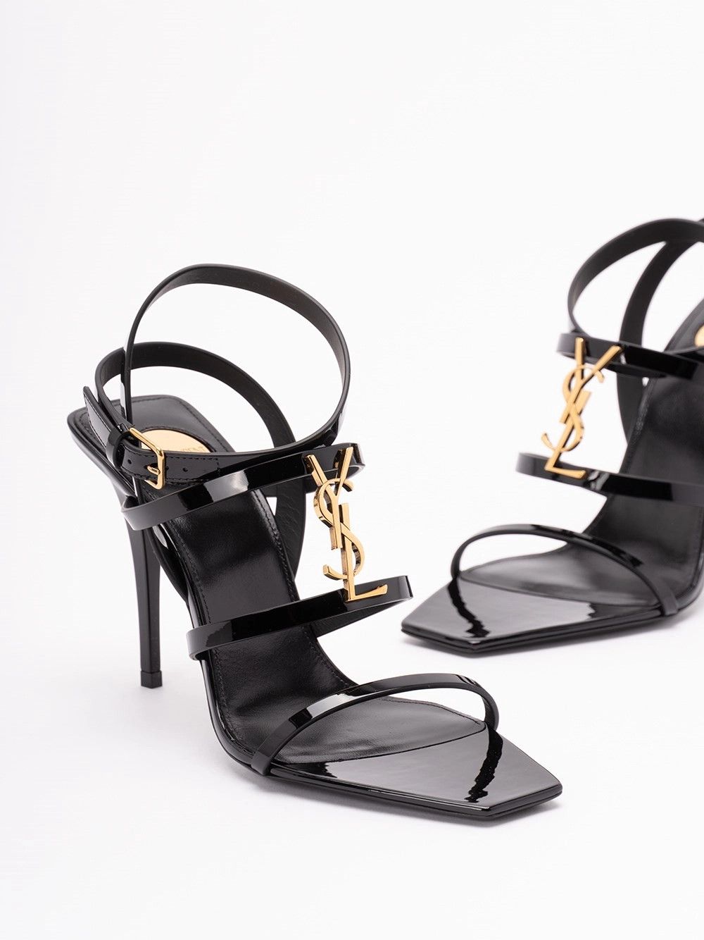 Saint Laurent Paris `Cassandra` Sandals Size US 10 / IT 40 - 5 Thumbnail