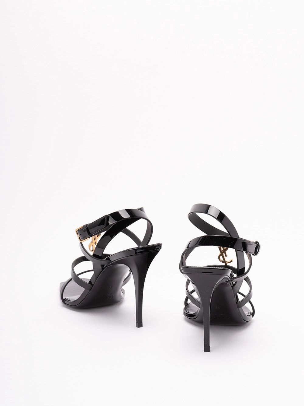 Saint Laurent Paris `Cassandra` Sandals Size US 10 / IT 40 - 3 Thumbnail