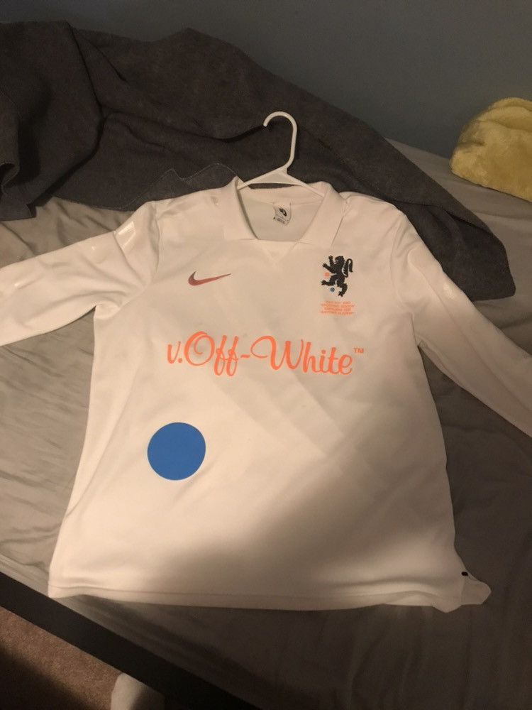 off white soccer jersey