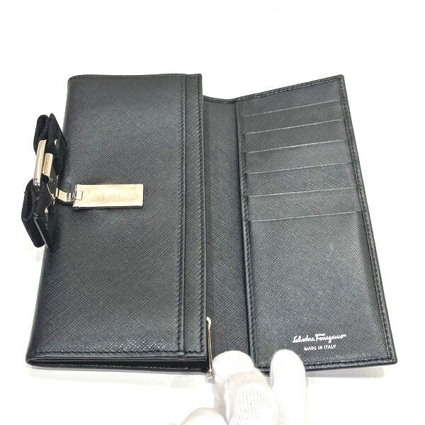 Salvatore Ferragamo Salvatore Ferragamo Salvatore Ferragamo Vara Leather Long Wallet Leather Long Wallet KI-22B559 Size ONE SIZE - 3 Thumbnail