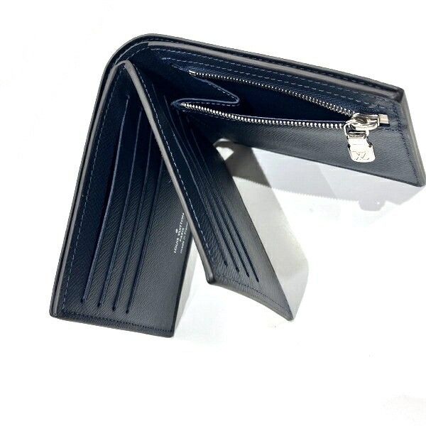 Louis Vuitton Louis Vuitton Amerigo Taiga Wallet Leather Short Wallet M42100