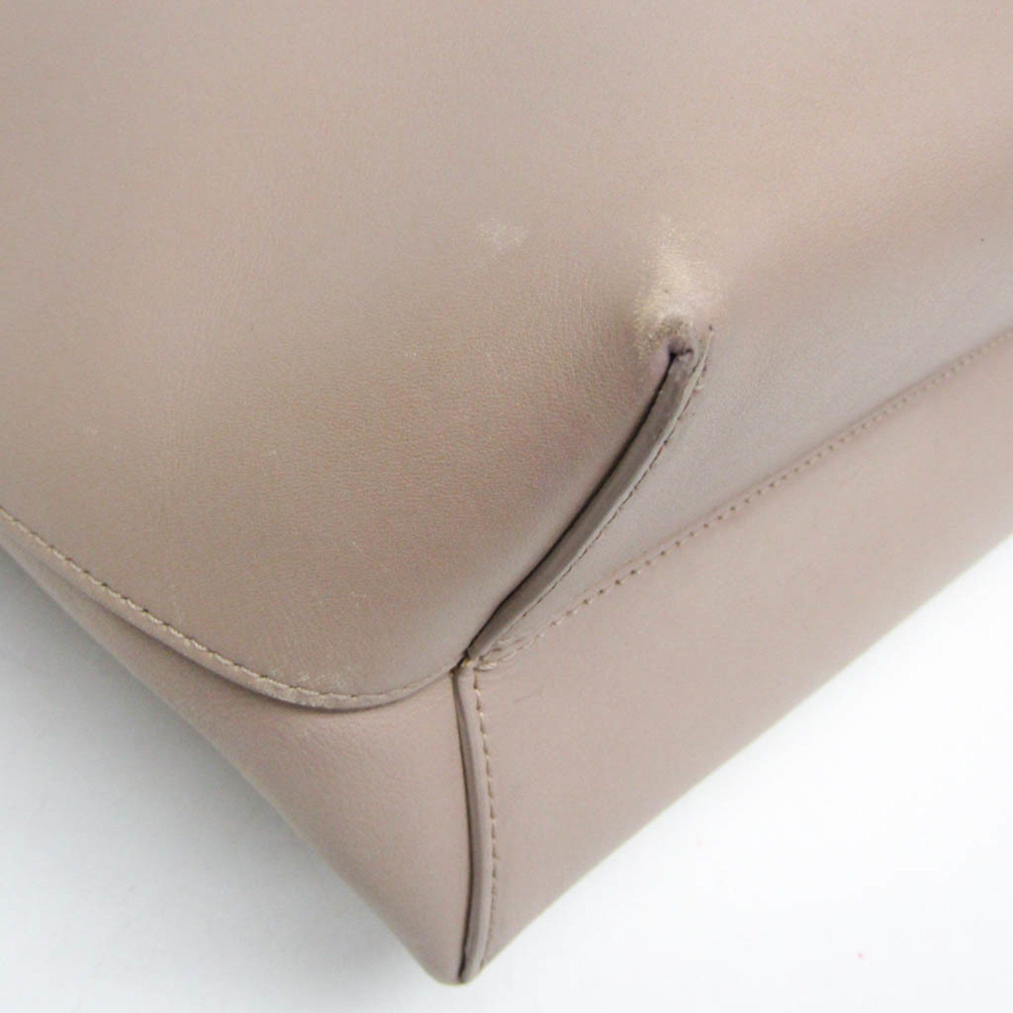 Bvlgari Bvlgari BB Fragment FRGMT BVLGARI × FUJIWARA Men,Women Leather Tote Bag Pink Beige Size ONE SIZE - 7 Thumbnail
