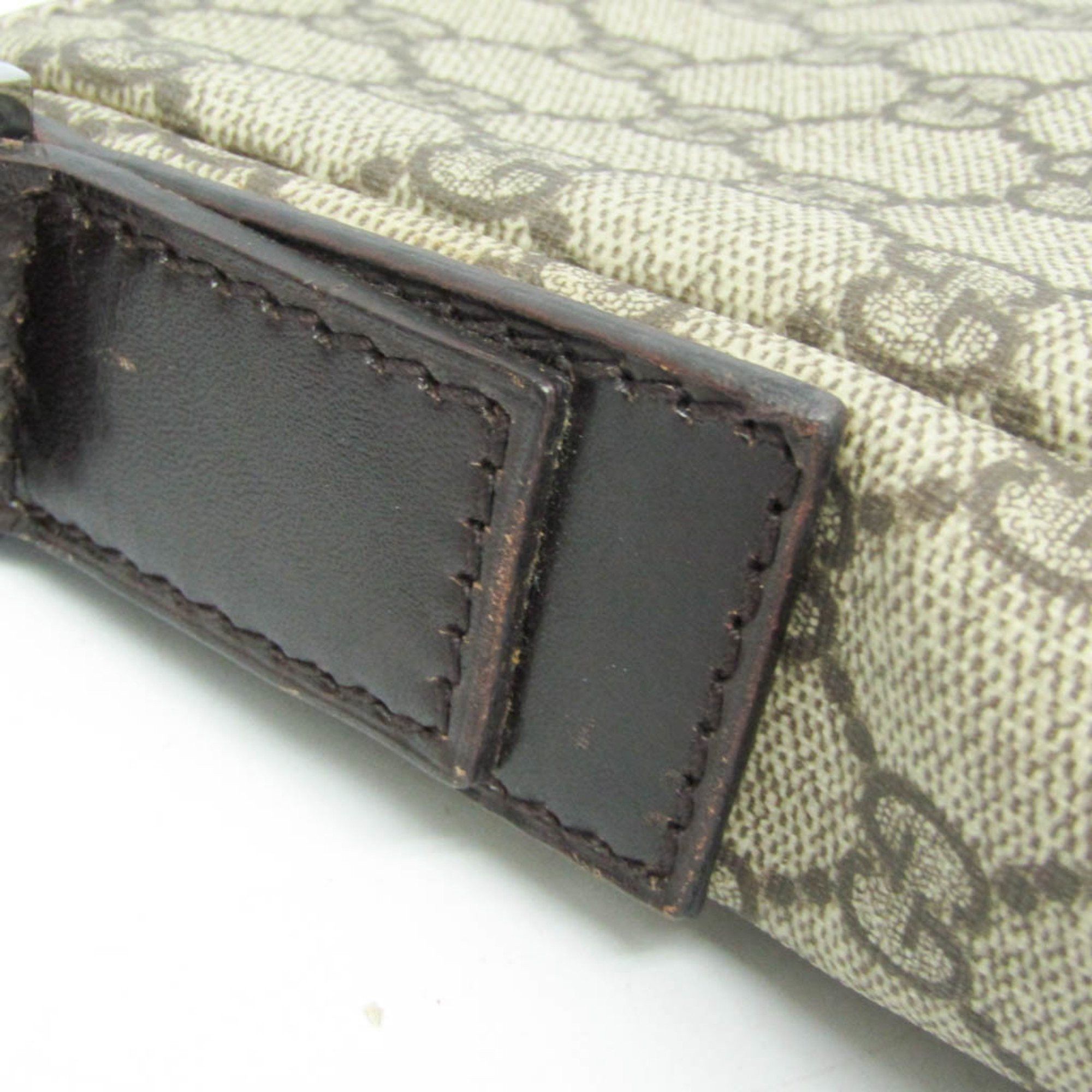 Gucci Gucci 110054 Men,Women GG Supreme Shoulder Bag Beige,Brown Size ONE SIZE - 9 Thumbnail