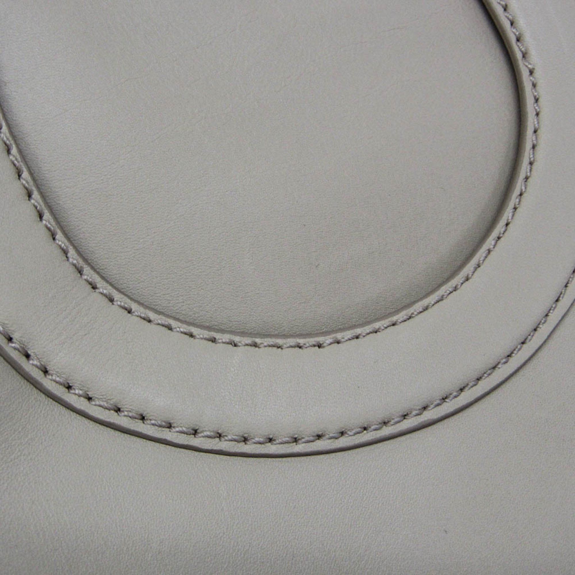 Salvatore Ferragamo Salvatore Ferragamo Gancini EE-21 F703 Women's Leather Handbag,Shoulder Bag Light Beige Size ONE SIZE - 12 Thumbnail