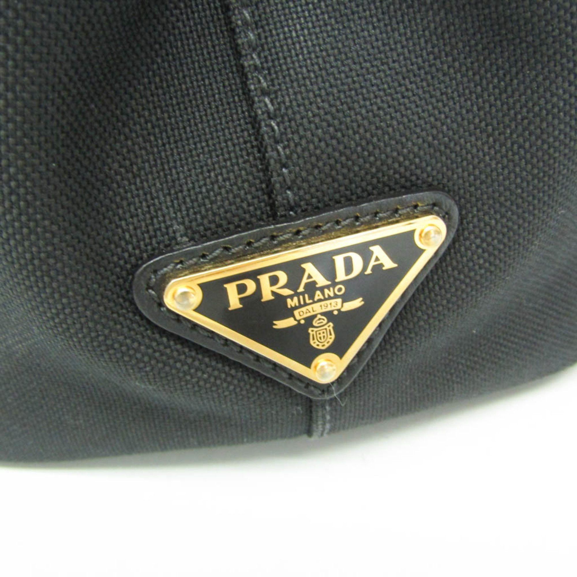 Prada Prada LOGO JACQUARD 1BA172 Women's Leather,Jacquard Handbag,Shoulder Bag Black Size ONE SIZE - 11 Thumbnail