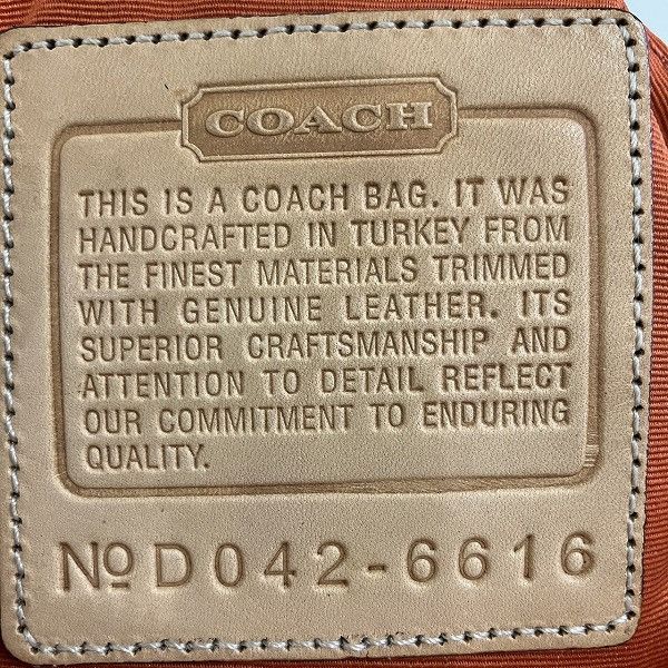 Coach Coach Coach Signature Canvas Leather Shoulder Bag Canvas Shoulder Bag 6616 DUTY FREE for USA Size ONE SIZE - 4 Thumbnail