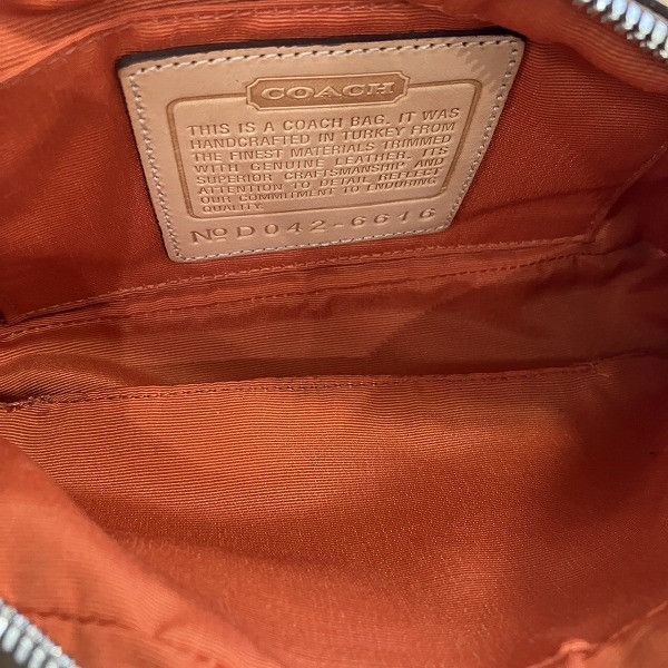 Coach Coach Coach Signature Canvas Leather Shoulder Bag Canvas Shoulder Bag 6616 DUTY FREE for USA Size ONE SIZE - 7 Thumbnail