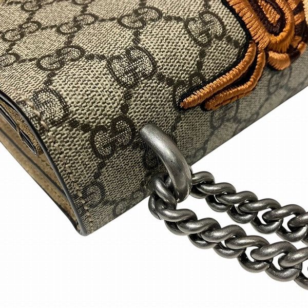 Gucci Gucci Gucci Dionysus Canvas Leather Shoulder Bag Canvas Shoulder Bag 400235 Size ONE SIZE - 7 Thumbnail