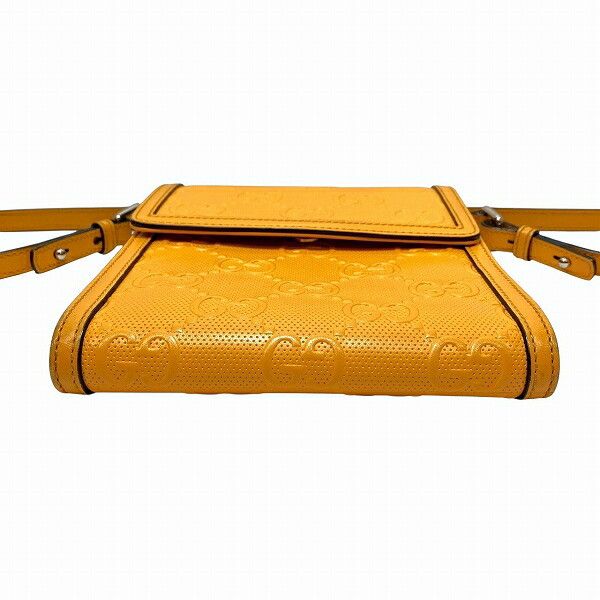 Gucci Gucci Gucci GG Embossed Messenger Bag Leather Shoulder Bag 625782 Size ONE SIZE - 3 Thumbnail