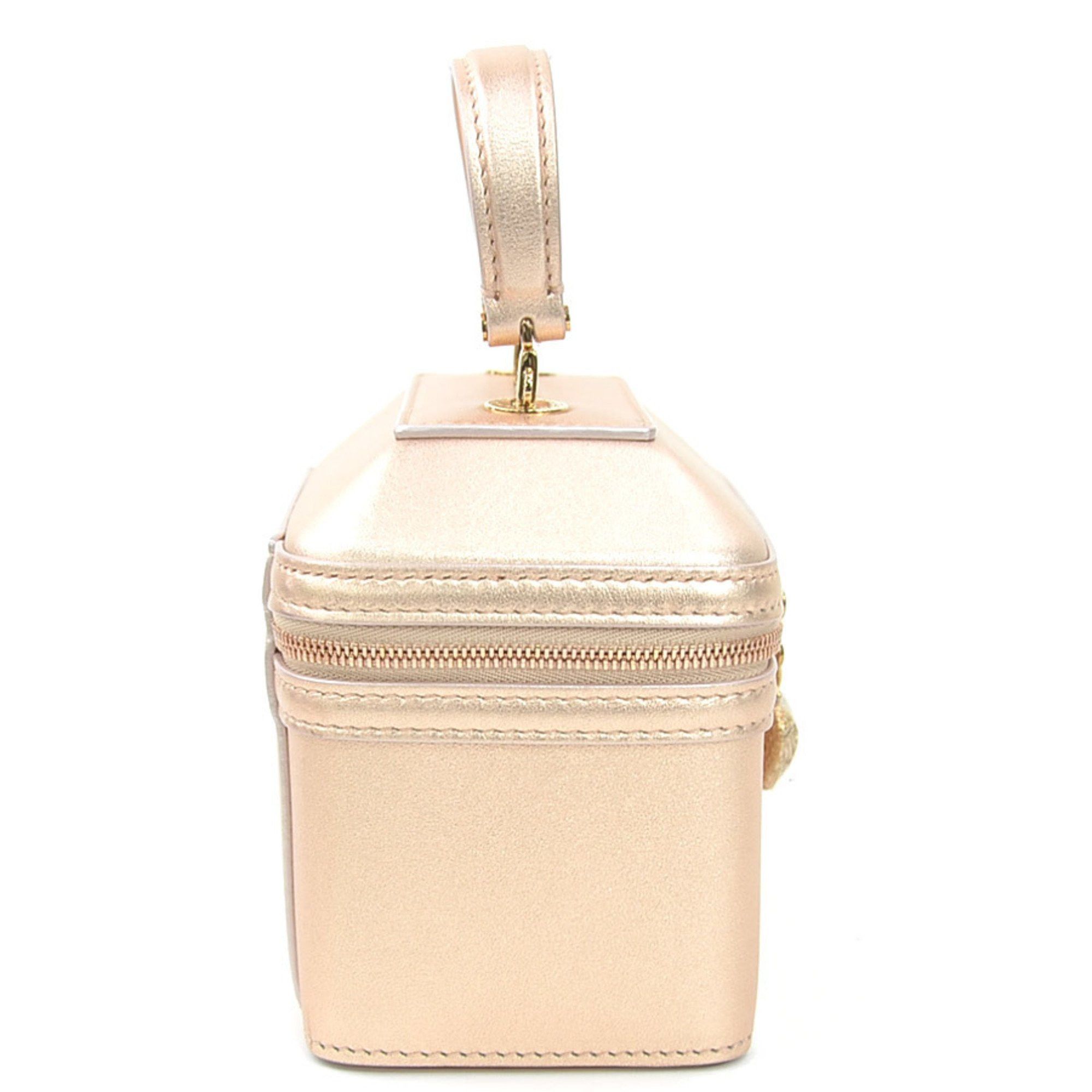 Bvlgari BVLGARI Serpenti Leather Shoulder Bag in Metallic Pink Beige, Women's, r10697a Size ONE SIZE - 2 Thumbnail