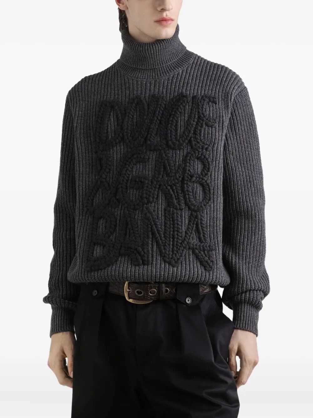 Dolce & Gabbana Long Sleeve Turtle-Neck Sweater Size US XL / EU 56 / 4 - 4 Thumbnail