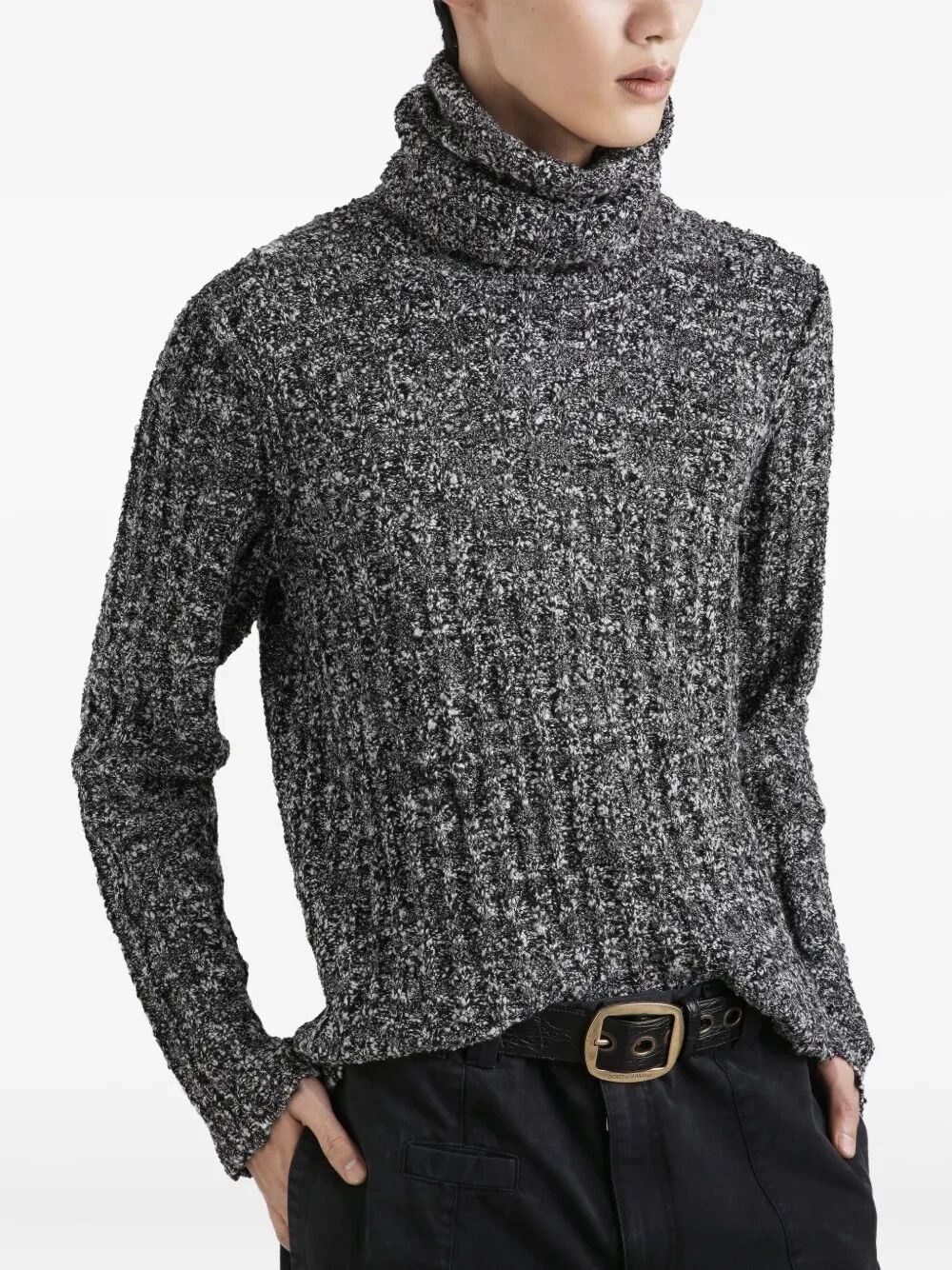 Dolce & Gabbana Long Sleeve Turtle-Neck Sweater Size US L / EU 52-54 / 3 - 2 Thumbnail
