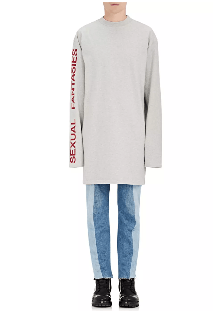 Vetements Sexual Fantasies Long Sleeve Tee (fits L) | Grailed