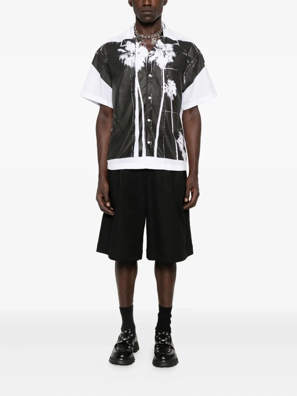 Palm Angels `Dec Palm Culture` Bowling Shirt Size US M / EU 48-50 / 2 - 2 Thumbnail