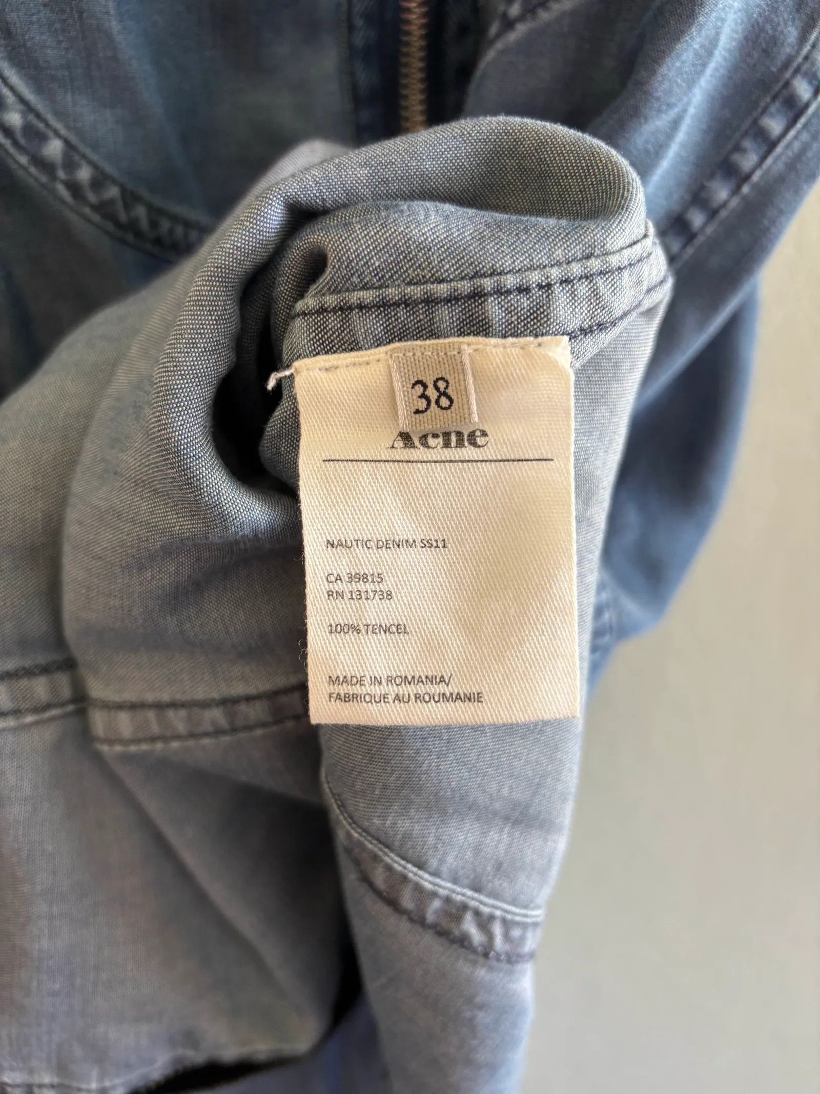 Acne Studios Acne Studios Nautic Denim SS11 Dress Size S / US 4 / IT 40 - 3 Thumbnail