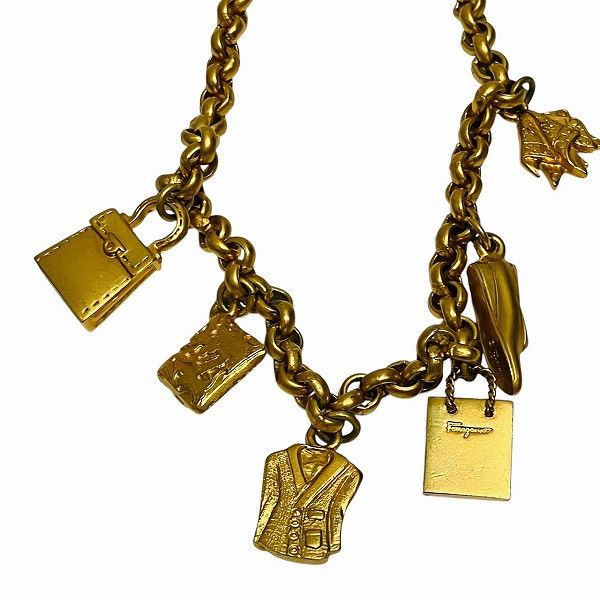 Salvatore Ferragamo Salvatore Ferragamo Ferragamo Necklace Metal Necklace Size ONE SIZE - 4 Thumbnail