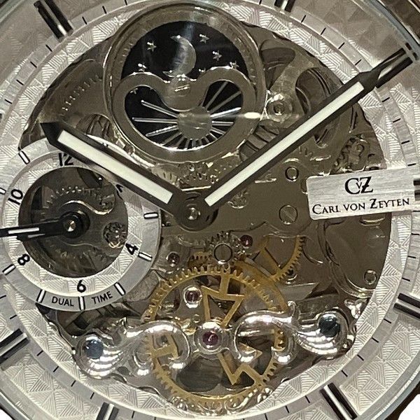 Other Other Carl von Zeyten CVZ0008 Stainless Steel Watch Metal Automatic CVZ0008 Size ONE SIZE - 4 Thumbnail