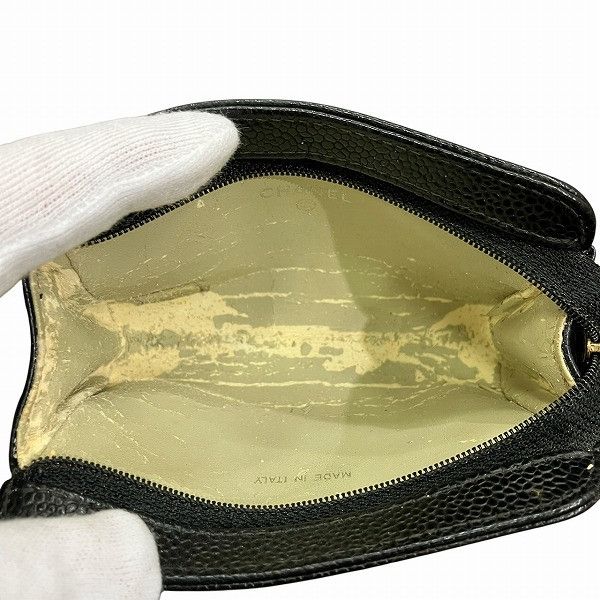 Chanel Chanel Chanel Caviar Pouch Leather Other Size ONE SIZE - 6 Thumbnail