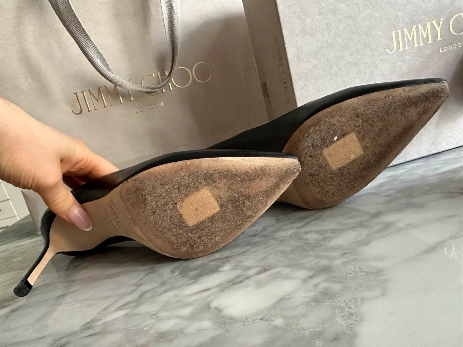 Jimmy Choo Jimmy Choo Romy Heels Size US 6 / IT 36 - 5 Thumbnail