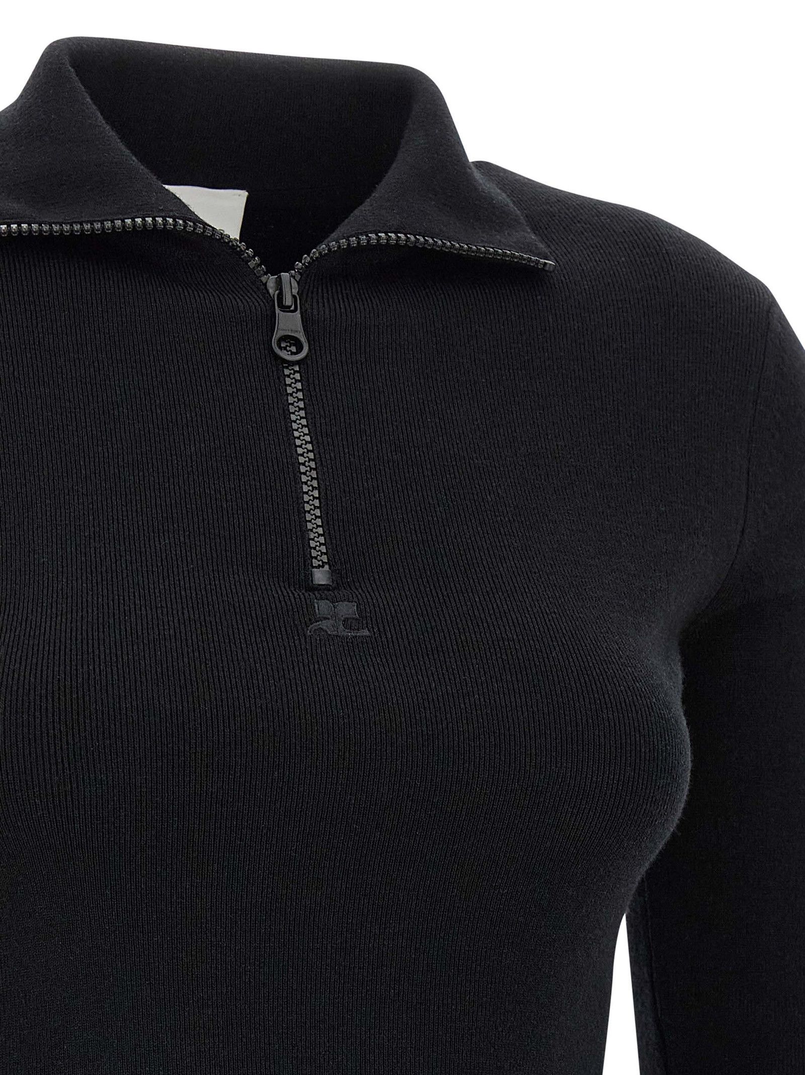 Courreges Wool Knit Dress Size XS / US 0-2 / IT 36-38 - 4 Thumbnail