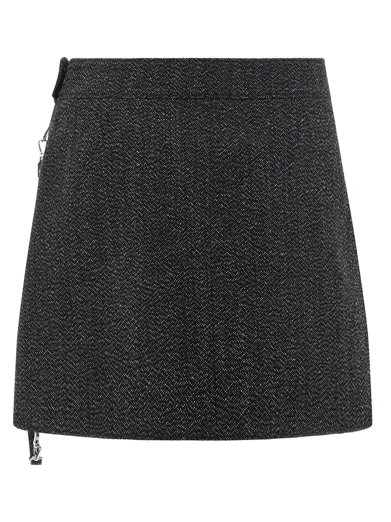 Courreges 'Zipped Caviar Mini' Skirt Size 26" / US 2 / IT 38 - 2 Thumbnail