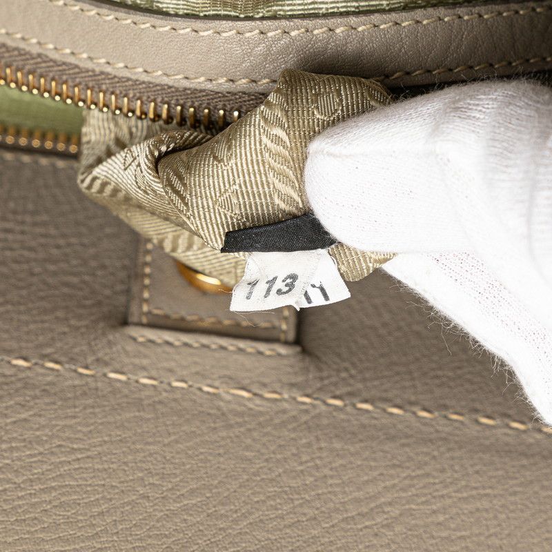 Prada Prada Prada Logo Leather 2way Handbag Leather Shoulder Bag Size ONE SIZE - 8 Thumbnail