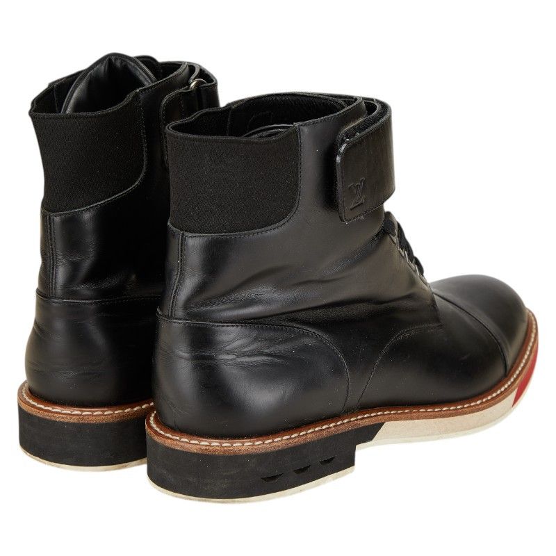 Louis Vuitton Louis Vuitton Louis Vuitton Logo Leather Boots Leather Shoes FD0125 Size ONE SIZE - 2 Thumbnail