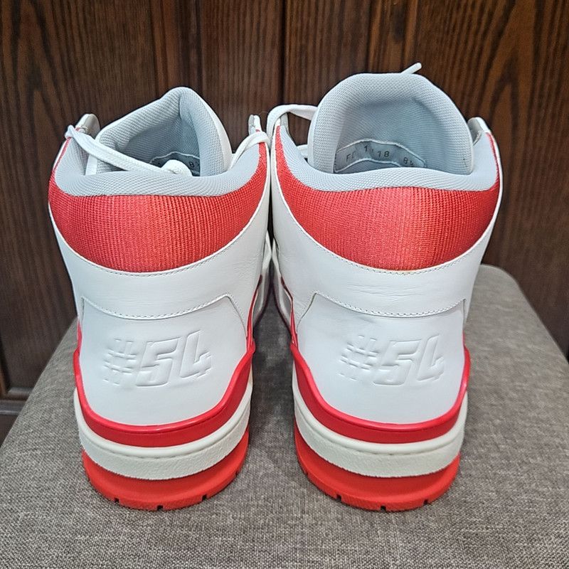 Louis Vuitton Louis Vuitton Trendy High-Top Sports Shoes 0079 Size US 8 / IT 38 - 3 Thumbnail