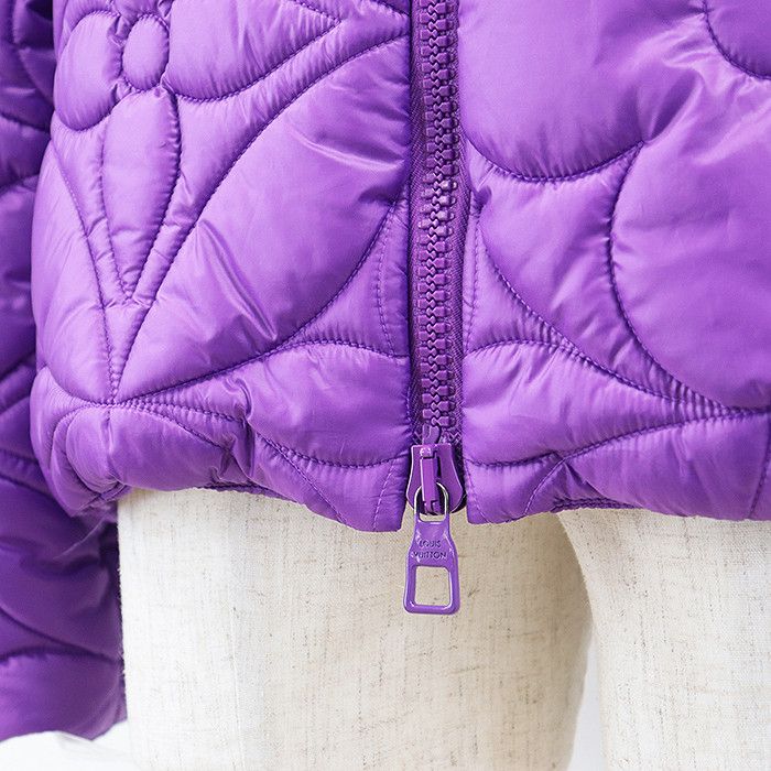 Louis Vuitton Louis Vuitton Louis Vuitton STAPLES EDITION Monogram Padded Jacket Canvas Outerwear RM221Q DH1 HMB47W DUTY FREE for USA Size ONE SIZE - 4 Thumbnail