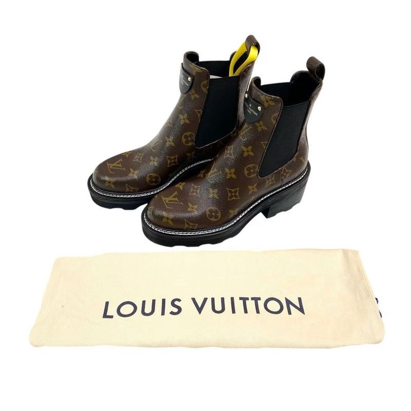 Louis Vuitton Louis Vuitton Beaubourg Chelsea Boots for Women 0079 Size US 8 / IT 38 - 2 Thumbnail