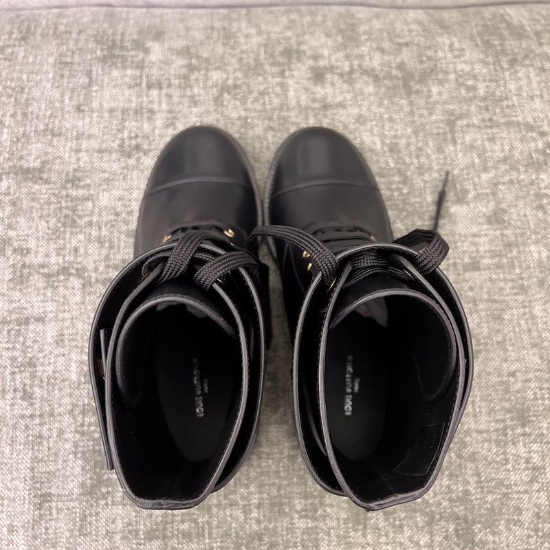 Louis Vuitton Louis Vuitton Wonderland Black Leather Martin Boots 0079 Size US 8 / IT 38 - 7 Thumbnail