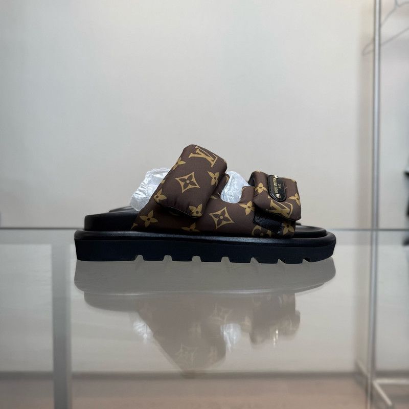 Louis Vuitton Louis Vuitton Brown Pool Pillow Sandals 0079 Size US 8 / IT 38 - 6 Thumbnail