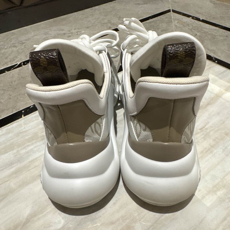Louis Vuitton Louis Vuitton Archlight White Low-Top Sneakers 0079 Size US 8 / IT 38 - 3 Thumbnail