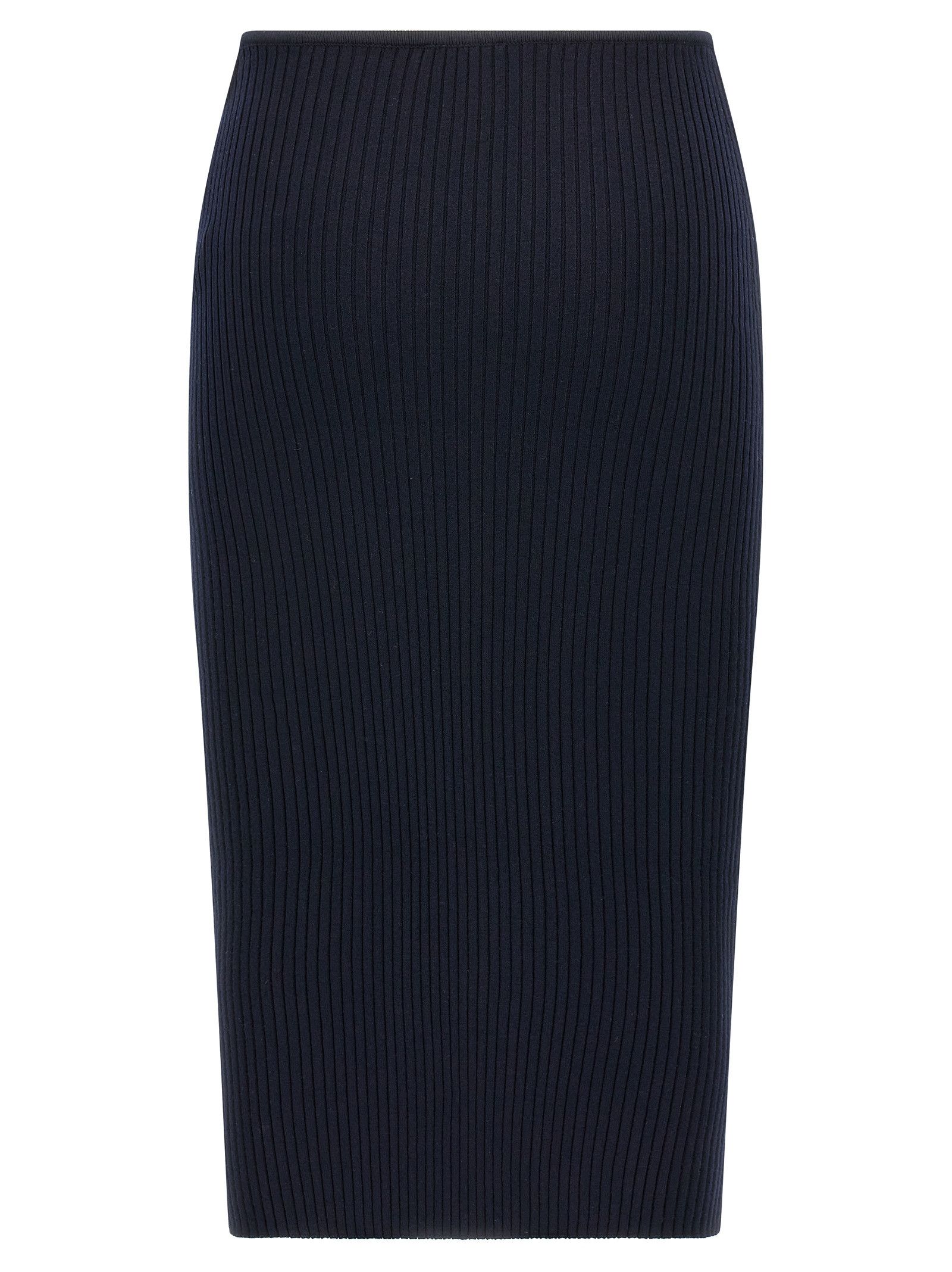 Courreges 'Loop Rib Knit' Skirt Size 32" / US 10 / IT 46 - 2 Thumbnail