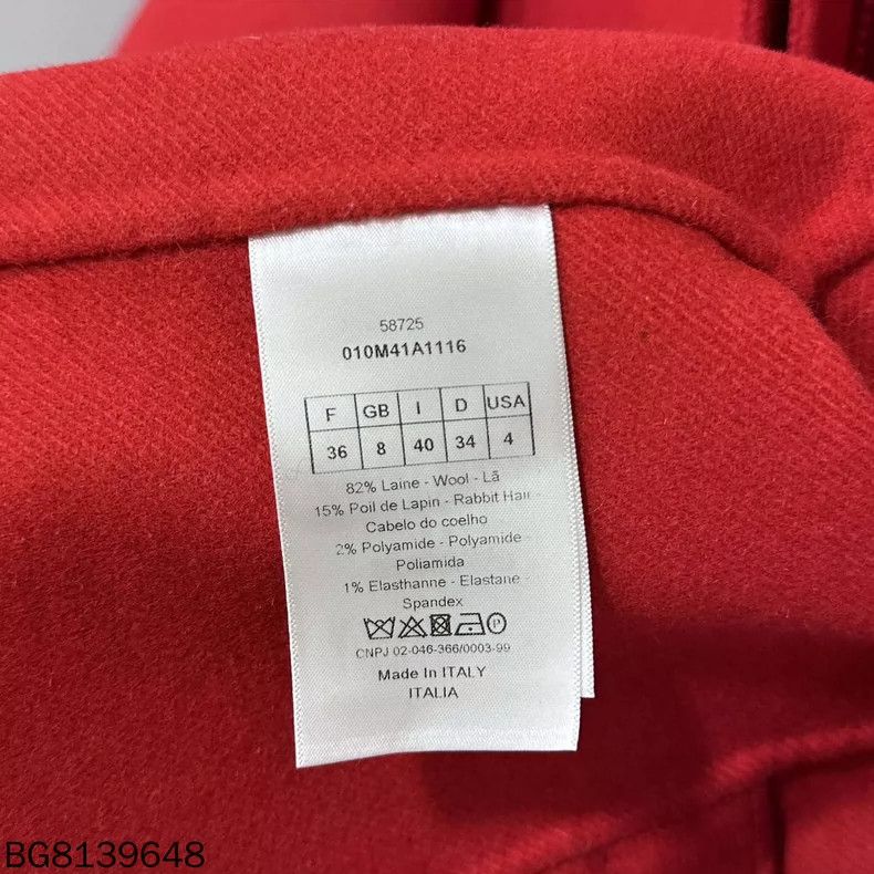 Dior Red Zip Buckle Hooded Cape Coat Dior Size M / US 6-8 / IT 42-44 - 5 Thumbnail