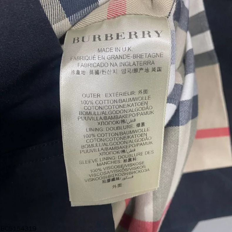 Burberry Burberry Black Plaid Mid-Length Trench Coat Size M / US 6-8 / IT 42-44 - 5 Thumbnail