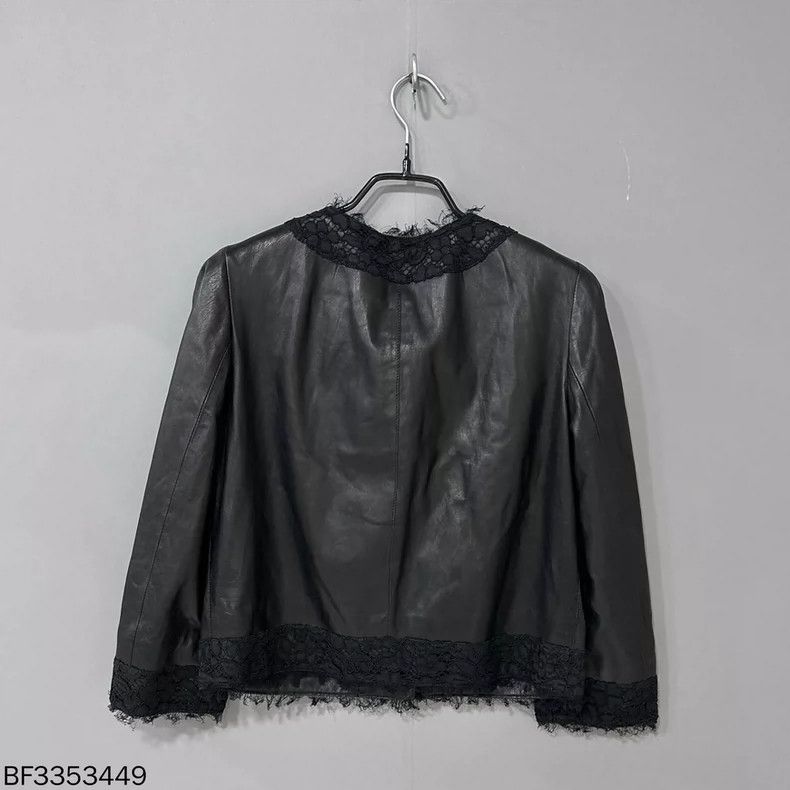 Dolce & Gabbana Dolce & Gabbana Leather Lace Jacket Size M / US 6-8 / IT 42-44 - 3 Thumbnail