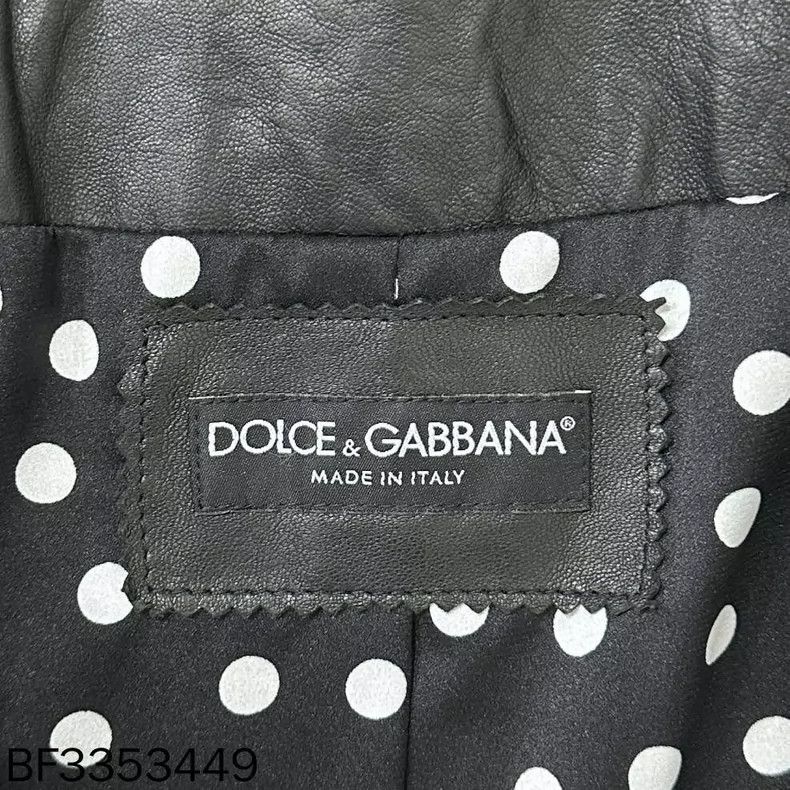 Dolce & Gabbana Dolce & Gabbana Leather Lace Jacket Size M / US 6-8 / IT 42-44 - 5 Thumbnail
