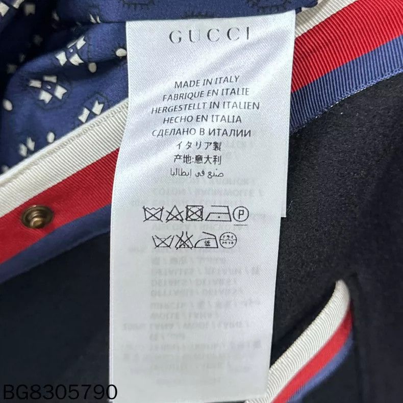 Gucci Gucci Contrast Stripe Pearl Button Wool Coat Size M / US 6-8 / IT 42-44 - 5 Thumbnail