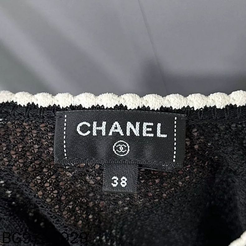 Chanel Chanel Black Knit Camisole Jennie style Size M / US 6-8 / IT 42-44 - 4 Thumbnail