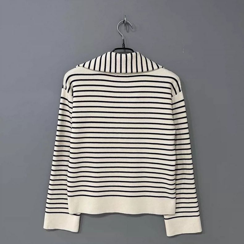 Celine Celine Striped Navy Style Sweater Size XS / US 0-2 / IT 36-38 - 3 Thumbnail