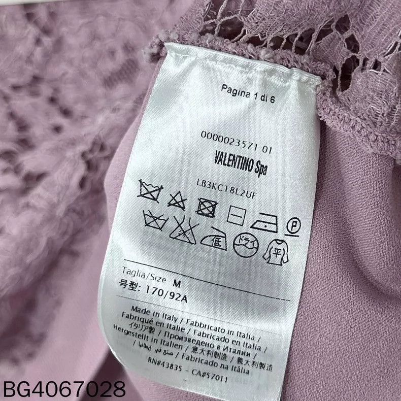 Valentino Valentino Pink Classic Lace Top Size M / US 6-8 / IT 42-44 - 5 Thumbnail