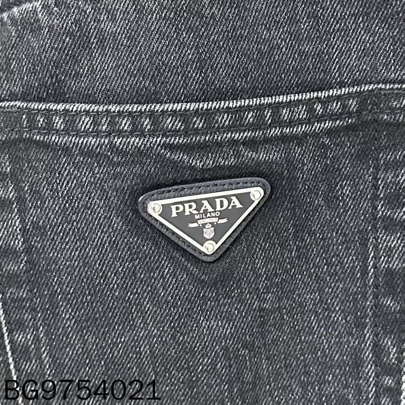 Prada PRADA Triangle Logo Denim Jeans Size 27" / US 4 / IT 40 - 6 Thumbnail