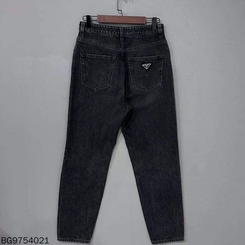 Prada PRADA Triangle Logo Denim Jeans Size 27" / US 4 / IT 40 - 3 Thumbnail