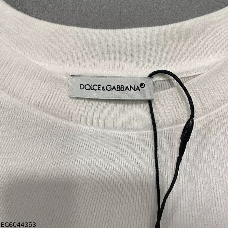 Dolce & Gabbana Dolce & Gabbana Embroidered Logo Tee Size M / US 6-8 / IT 42-44 - 5 Thumbnail