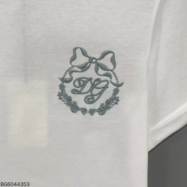 Dolce & Gabbana Dolce & Gabbana Embroidered Logo Tee Size M / US 6-8 / IT 42-44 - 6 Thumbnail