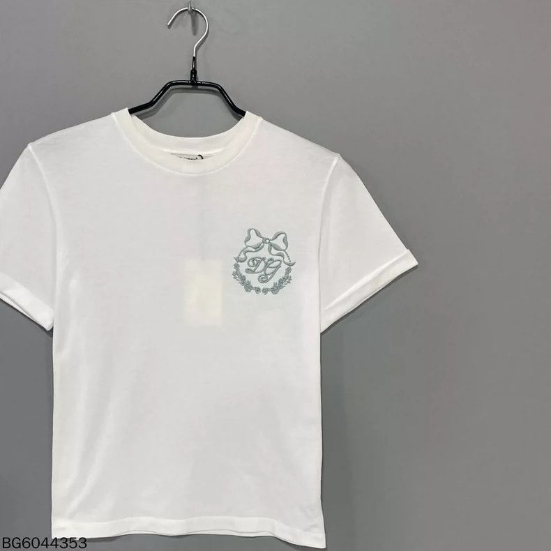 Dolce & Gabbana Dolce & Gabbana Embroidered Logo Tee Size M / US 6-8 / IT 42-44 - 2 Thumbnail