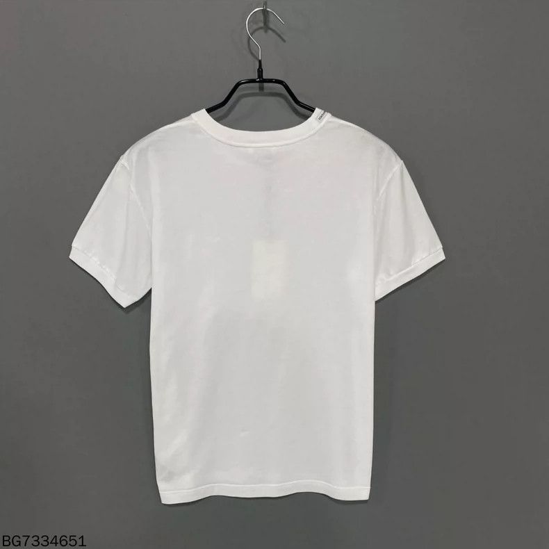 Dolce & Gabbana Dolce & Gabbana White Slogan Short Sleeve Size M / US 6-8 / IT 42-44 - 3 Thumbnail