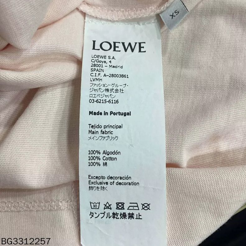 Loewe LOEWE Embroidered Logo Irregular Short Sleeve Size XL / US 12-14 / IT 48-50 - 4 Thumbnail